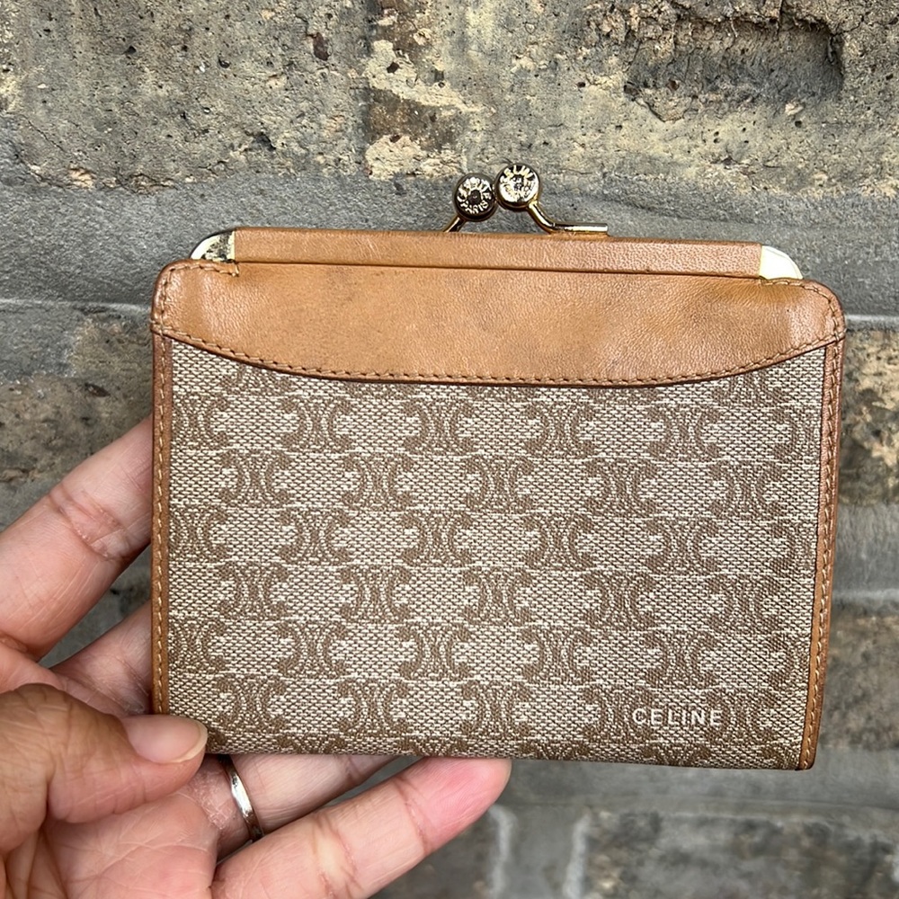 Vintage Celine Coin Wallet Used Condition